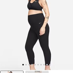 Nike Women's Black Maternity Leggings